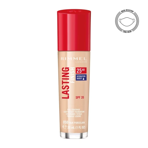 Rimmel LASTING FINISH FOUNDATION 25HR (WITH COMFORT SERUM) 30ML 510 Cinnamon