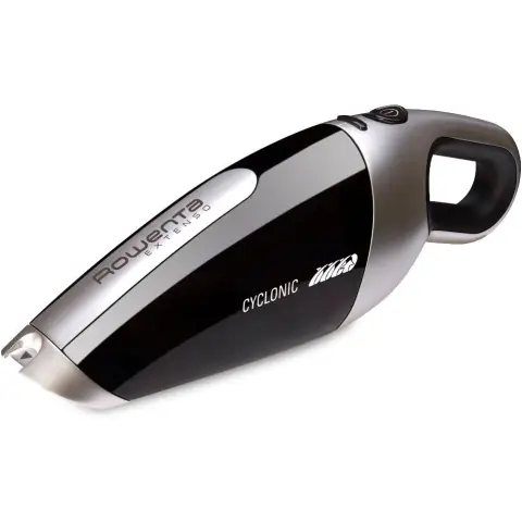 Rowenta Extenso Cyclonic 7.2 V Akku-Handstaubsauger, 350 ml Staubfassungsvermögen, kabellos, 16 Min. Betriebsdauer, integrierter Teleskopspaltdüsen, Schokoladen-/Perlmuttmetallic, AC4769