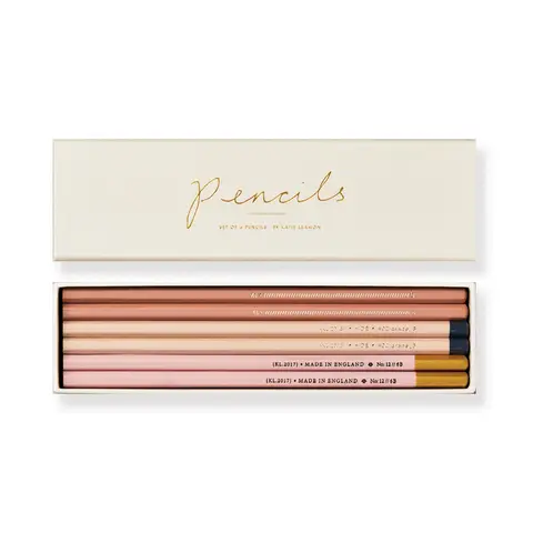 Assorted Pencil Box, Pack of 6 (4x B, 2x 6B)