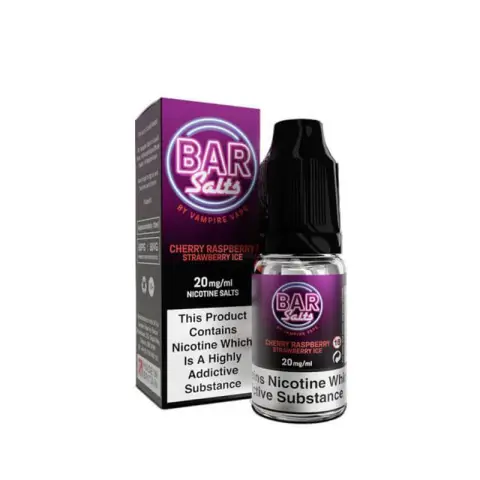 Vampire Vape Nic Salt E-liquid Cherry Raspberry Strawberry 0mg