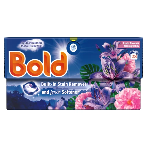 Bold PODS Washing Liquid Capsules 28 Washes , Exotic Bloom