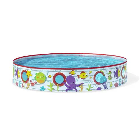 Bestway®  Φ60" x H10"/Φ1.52m x H25cm Marine Fill'n Fun Play Pool