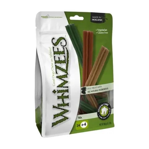 Whimzees Stix Zahnkauartikel für Hunde S (7-12 kg) 28 Stück 420 g