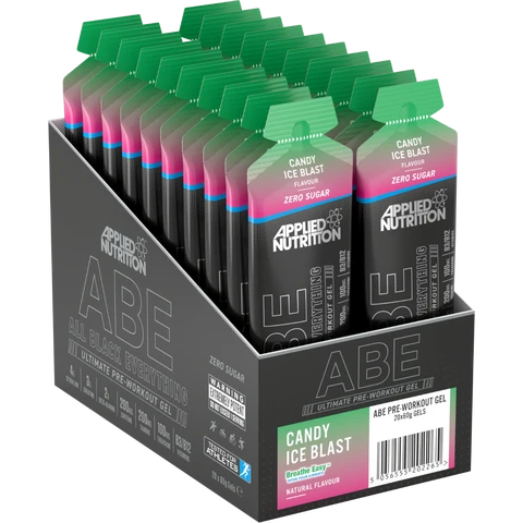 Applied Nutrition ABE Pre Workout Energy Gel Candy Ice Blast Flavour - 20 x 60ml
