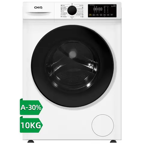 CHiQ JKW105883W 10kg 1400 Spin Freestanding Washing Machine - White - A-Energy Rated