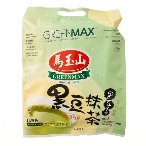 Greenmax Black Soybean with Matcha Bag 30g*14 bags