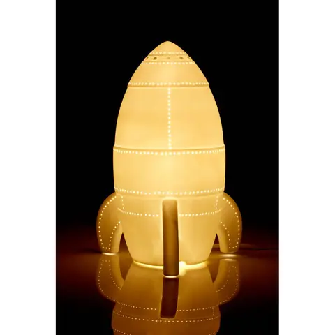 Premier Kids Night Light Ola Rocket Ceramic White