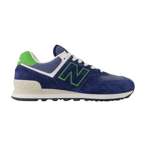 New Balance 574 Bleu marine/Vert alpin