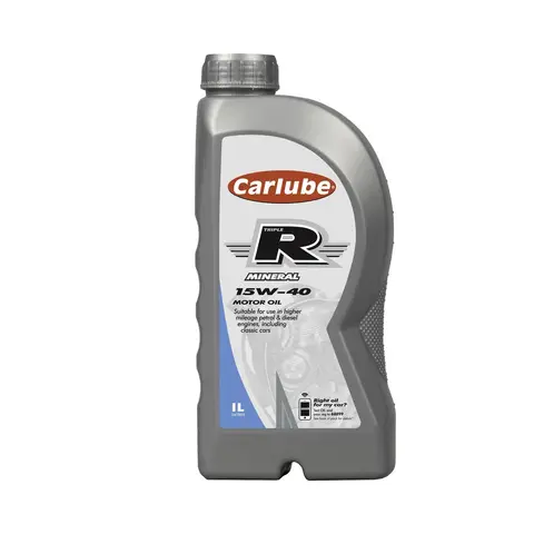 CARLUBE Triple R 15W-40 High Mileage Oil 1 litre