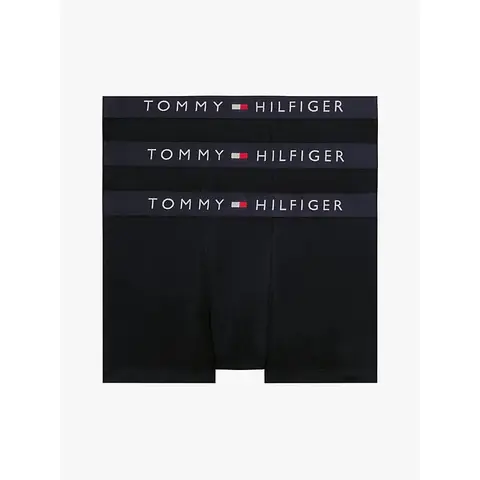 Tommy Hilfiger 3-PACK BROEKJE Heren Woestijnblauw/Woestijnblauw/Woestijnblauw M