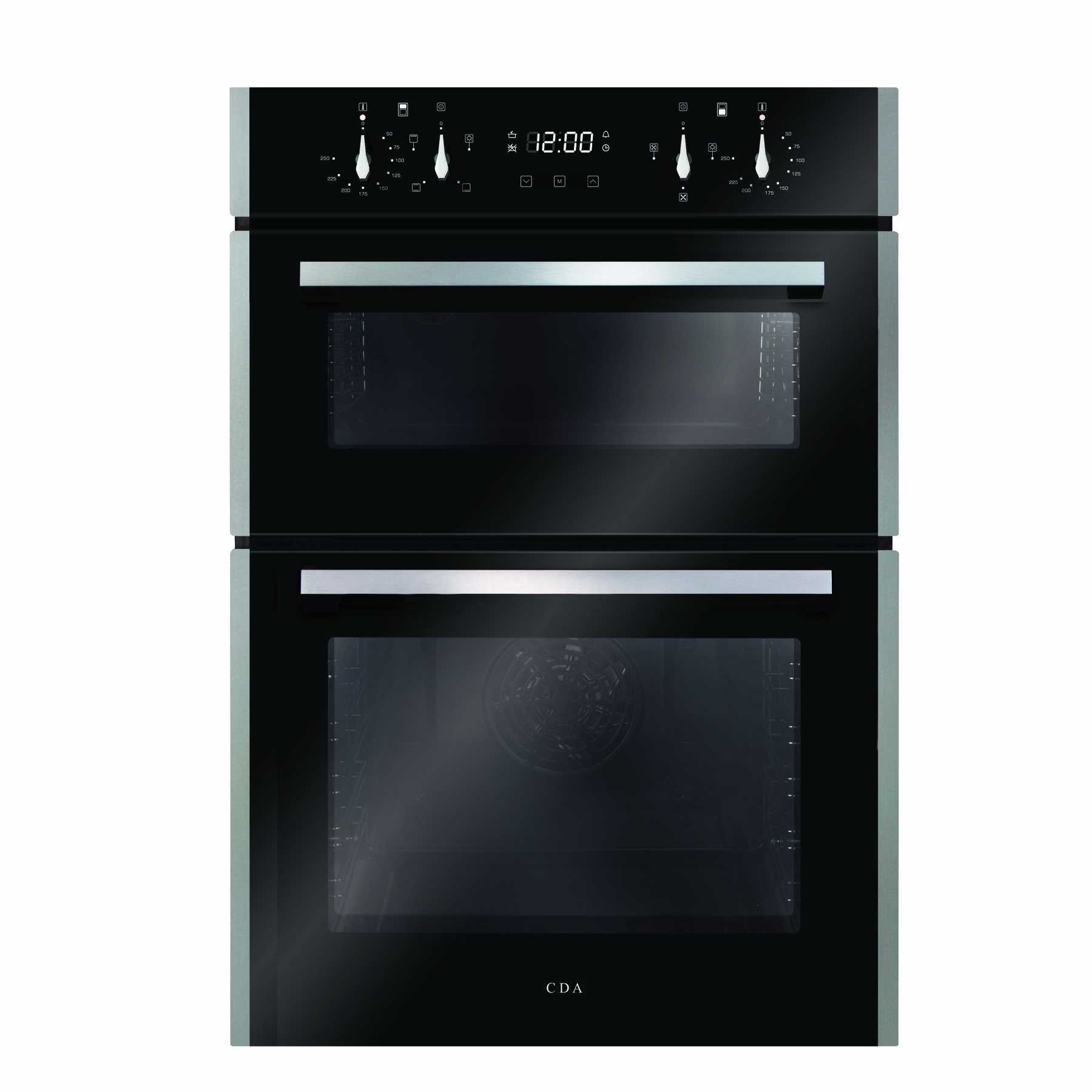 CDA DC941SS Built-In Double Oven, Stainless Steel, Touch Control Timer, AA Energy Rated