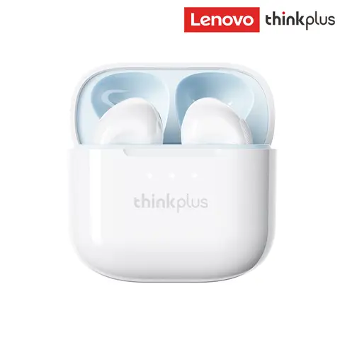 Lenovo ThinkPlus LP23 Weiße Mini-Bluetooth-Ohrhörer Semi-In-Ear-Design mit High-Fidelity-Sound