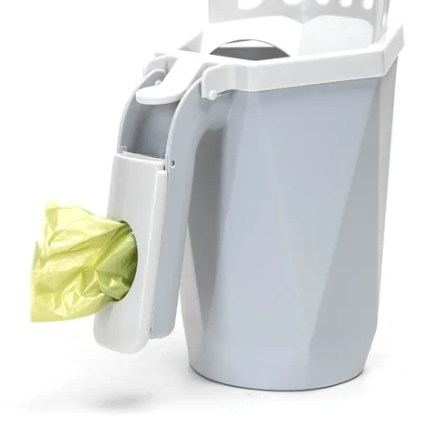 Integrierte Streuschaufel L18 x B12,8 x H31,5 cm Aschefarben