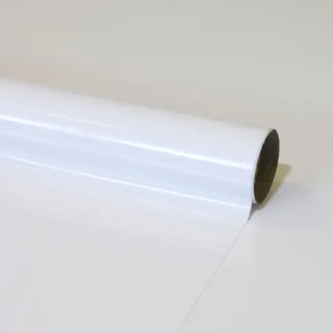 Fablon Sticky Back Plastic White Gloss 0.675x2m