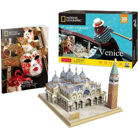 CUBIC FUN 3D Puzzel Sint-Marcusplein - 107 stuks