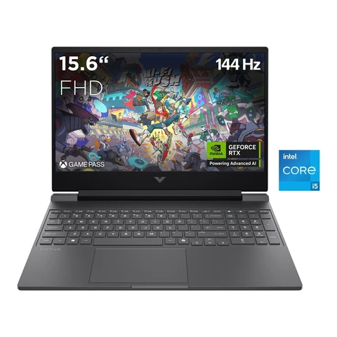 HP Victus 15 (OMEN 17 Heritage Design) 15,6 Zoll Full HD, AMD Ryzen 7 7445HS, NVIDIA GeForce RTX 4050 (6 GB GDDR6), 16 GB DDR5 RAM, 2 TB SSD