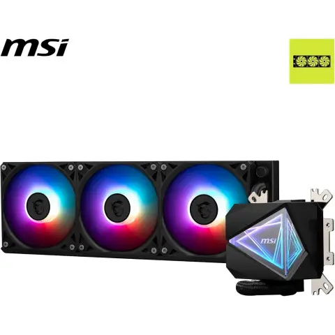 MSI MAG Coreliquid I360 Computer behuizing Alles-in-één vloeistofkoeler 12 cm Zwart 1 stuk(s)
