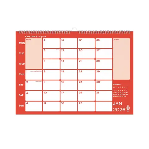 Collins Colplan A3 Memo Calendar 2026