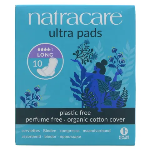 Natracare Ultra Pad - Long with Wings