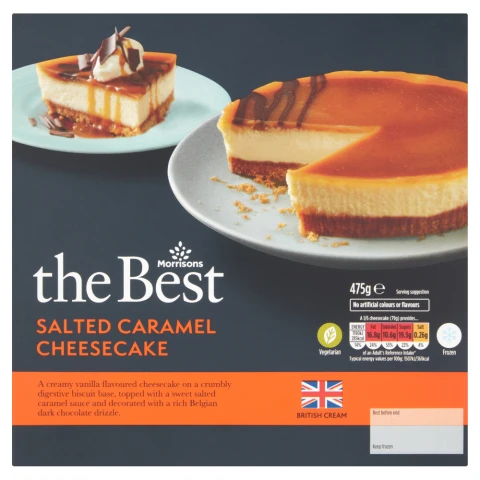 Morrisons The Best Salted Caramel Cheesecake 475g