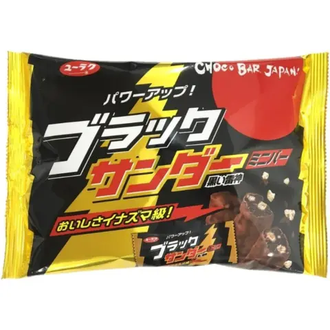 Yuraku Black Thunder Chocolate Cookies 158g/bag 雷神巧克力饼乾 158g/袋