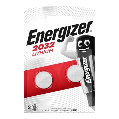 Energizer CR2032 Lithium Coin Batteries – Pack of 2