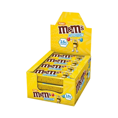 M&M Hi-Protein Bar Peanut 12 x 51 g