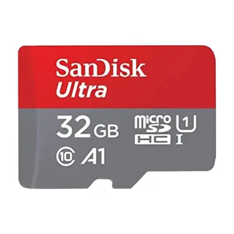 SanDisk Ultra microSDHC+ Speicherkarte SD 120MB/s A1 Klasse 10 UHS-I für Tablets 32GB