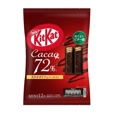 KitKat Mini Cacao 72% Cookies 奇巧迷你可可72%威化饼乾12枚139.2g