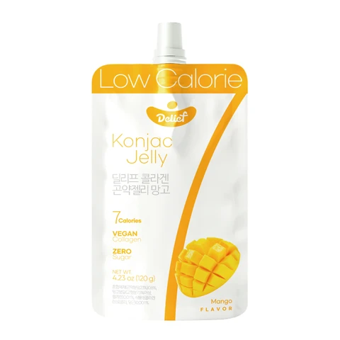 Delief Konjak-Gelee Mango (vegan) 120 g, Mango-Geschmack