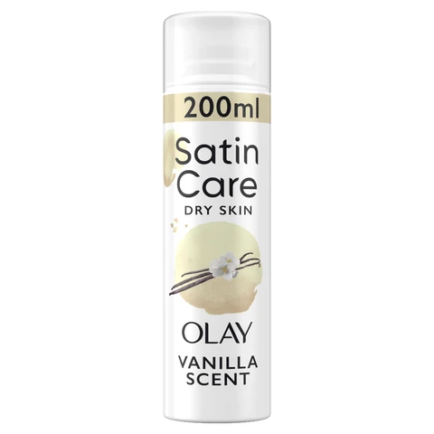 Venus Satin Care Women's Shave Gel Vanilla Scent with Olay 200ml