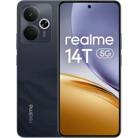 Realme 14T 5G 256GB 8GB Obsidian Black INT+NFC RMX5074 EU AMZ EU AMZ