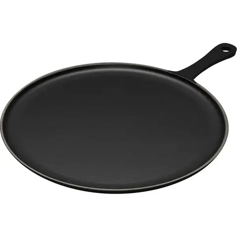 Le Creuset Gietijzeren Crêpepan 27cm zwart