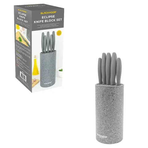 BLACKMOOR Orb Knife Block - Grey