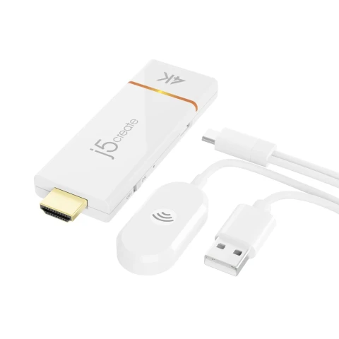 j5create JVAW56 ScreenCast HDMI™ Wireless Display, White