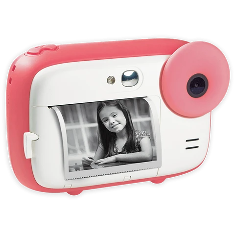 AgfaPhoto Realikids Instant Cam Appareil photo numérique instantané pour enfant - Rose