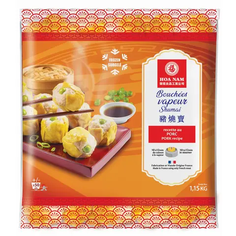 HOA NAM Bouchées au porc (SIU MAI) d'environ 50  pièces 1.15kg