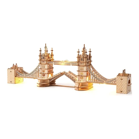 Robotime Rolife 3D Holzpuzzle Tower Bridge Modellbausatz