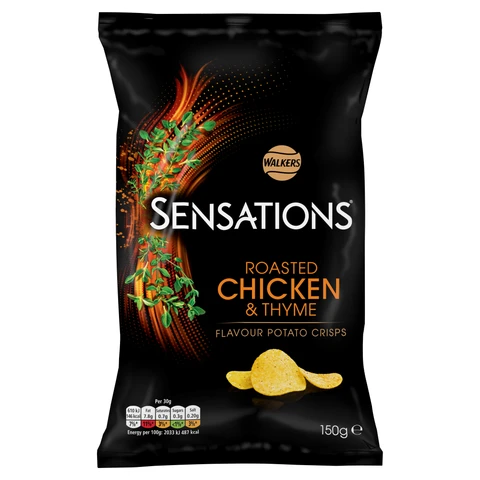 Walkers Sensations Chicken & Thyme 150g
