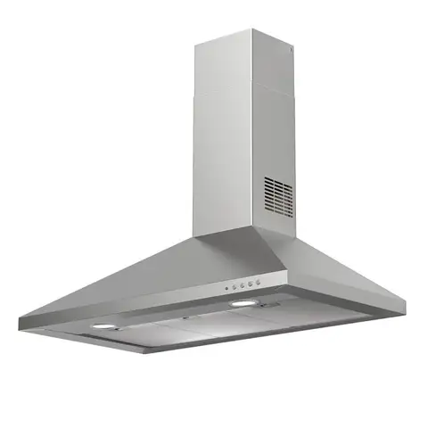DeLonghi DCH 900SS 90cm Chimney Cooker Hood, Ducted OR Recirculation