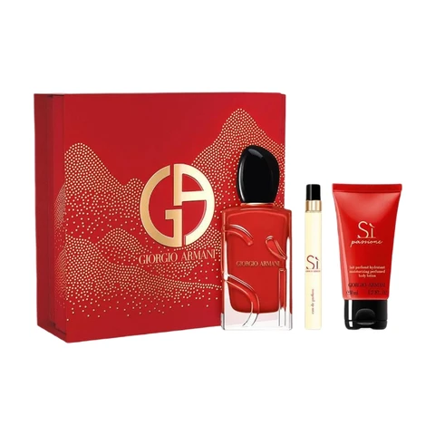 Armani SET Passionate Eau de Parfum 100 ml + 10 ml + Body Lotion 50 ml Geschenkset