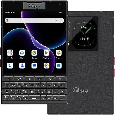 Unihertz Titan 2 Newest 5G Android Smartphone with QWERTY Physical Keyboard, NFC/OTG Support, 12GB RAM + 512GB Storage, Black