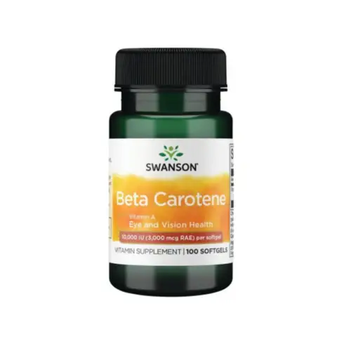 Swanson Beta Carotene Eye Care 10000IU Tablets - 100 Tablets