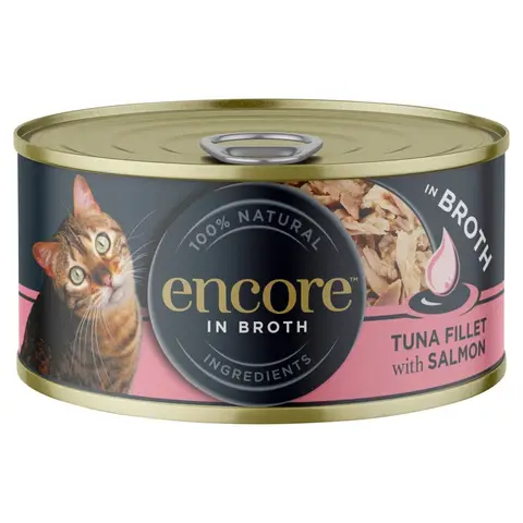 Encore Tuna Fillet with Salmon in Broth 70g