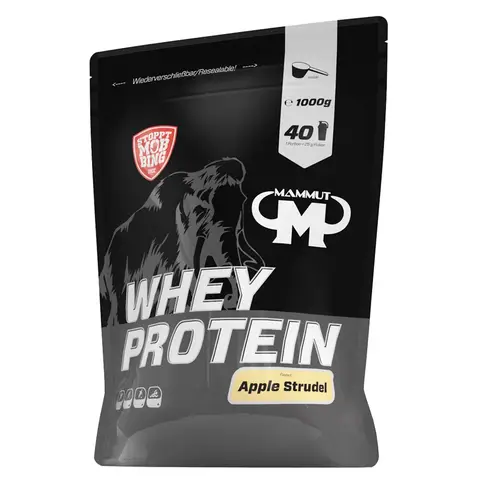 Mammut Nutrition Whey Protein - Apfelstrudel - 1000 g Zipp-Beutel