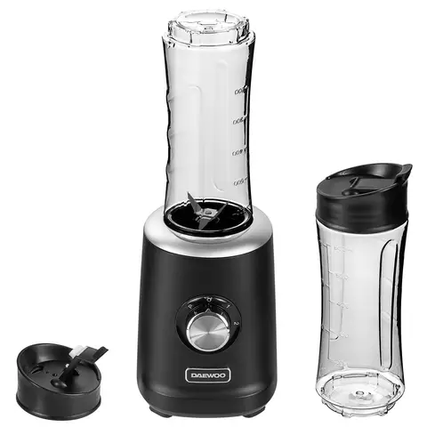 DAEWOO Samurai Vertiblend Blender - 500W, 2 X 600ml Bottles, Smoothie & Shake Maker, SDA2783GE