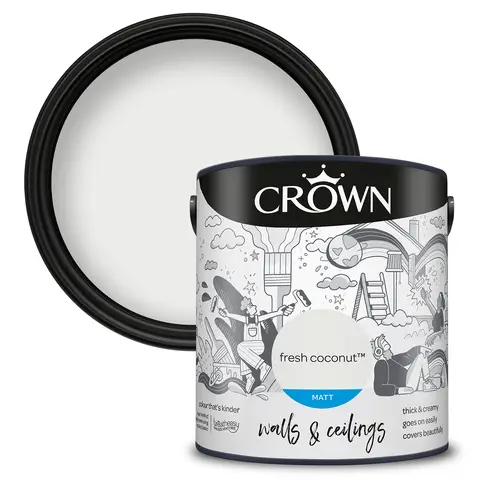 Crown Matt Emulsion Fresh Coconut 2.5L