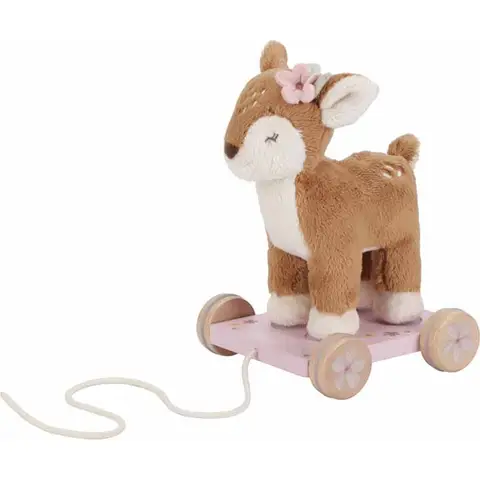 Little Dutch Trekfiguur Hertje Feeën Tuin - Bruin, 19,3 x 20 x 13 cm