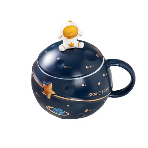 Huacan Astronaut Planet Mug Spaceship Mug Gift
