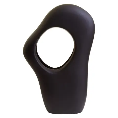 Hapax Abstract Black Sculpture